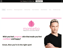 Tablet Screenshot of montarboskincare.com